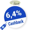 6,4% direct&friendly Rabatt – Cashback