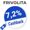7,2% Frivolita Rabatt – Cashback