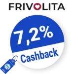 7,2% Frivolita Rabatt – Cashback