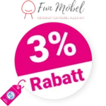 3% Fun-Möbel Gutschein – AUF ALLES