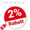 2% MeisterBox Rabatt – Bei Vorkasse