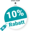 10% SteakChamp Rabatt – Newsletter