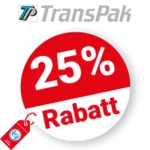 25% TransPak Rabatt – Angebote