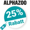 25% alphazoo Rabatt – Newsletter