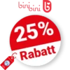 25% binibini Rabatt – Angebote