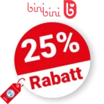 25% binibini Rabatt – Angebote
