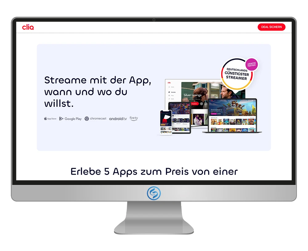 Cliq Gutschein einlösen Screenhot