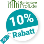 10% Gartentore Profi Rabatt – AUF ALLES