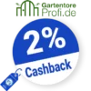 2% Gartentore Profi Rabatt – Cashback