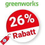 26% Greenworks Rabatt – Angebote