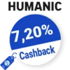 7,20% HUMANIC Rabatt – Cashback