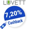 7,20% Luvett Rabatt – Cashback