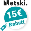 15€ Netski Rabatt – Newsletter