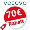 70€ vetevo Rabatt – Auf Jahrespaket Wurmtest Plus