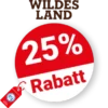 25% Wildes Land Rabatt – Auf Produkte mit geringem MHD