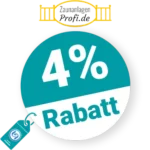 4% Zaunanlagen-Profi Rabatt – AUF ALLES