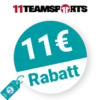 11€ 11Teamsports Rabatt – Newsletter