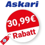 30,99€ Askari Rabatt – Für Jungangler