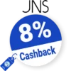 8% JNS Rabatt – Cashback