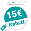 15€ Julia Grote Rabatt – Newsletter