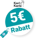 5€ Karl Karlo Rabatt – Newsletter
