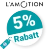 5% L’AMOTION Rabatt – Newsletter