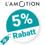 5% L'AMOTION Rabatt – Newsletter