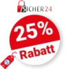 25% sicher24 Rabatt – Sale