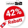 42% Werkstatt King Rabatt – Auf Elektrowerkzeug