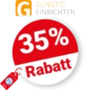 35% Guenstigeinrichten Rabatt – Sale