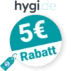 5€ Hygi Rabatt – Newsletter
