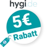 5€ Hygi Rabatt – Newsletter