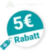 5€ greenyogashop Rabatt – Newsletter