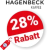 28% Hagenbeck Kaffee Rabatt – Auf Sparpacks