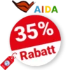 35% AIDA Rabatt – Kinderermäßigung