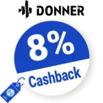 8% Donner Rabatt – Cashback