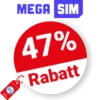 47% Mega SIM Rabatt – Auf green LTE 140 GB