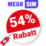 54% Mega SIM Rabatt – Auf green LTE 25 GB