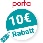 10€ porta Rabatt – Newsletter