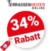 34% Terrassenheizer-online Rabatt – Auf Heizstrahler