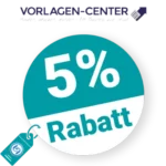 5% Vorlagen-Center Rabatt – Newsletter