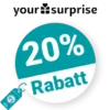 20% YourSurprise Rabatt – Newsletter