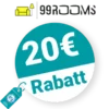 20€ 99rooms Rabatt – Newsletter