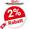 2% RC Multistore Rabatt – Bei Vorkasse