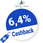 6,4% Spirit of Island Rabatt – Cashback