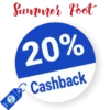 20% Summer Foot Rabatt – Cashback