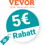 5€ VEVOR Rabatt – Newsletter