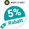 5% Wuff’s Best Rabatt – Newsletter