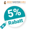 5% Briefkastenguru Rabatt – Neukunden