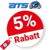 5% BTS Ersatzteile Rabatt – Angebote